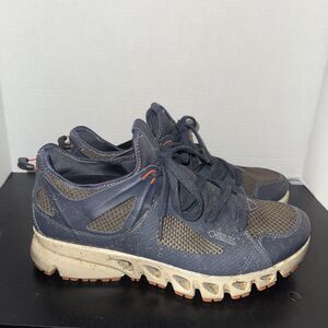 ECCO Shoes Multi Vent Sneakers Men Size 42 US 8 Yak Leather Gore-Tex